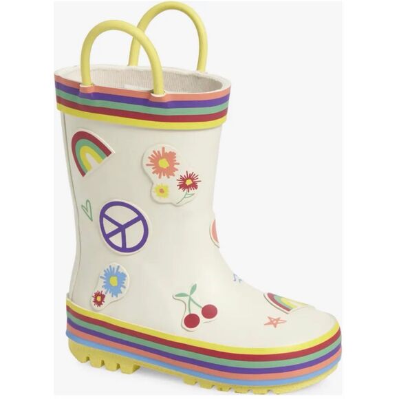 Tucker + Tate Kids Rainey Rain Boots Size 13 Multi - Picture 1 of 8